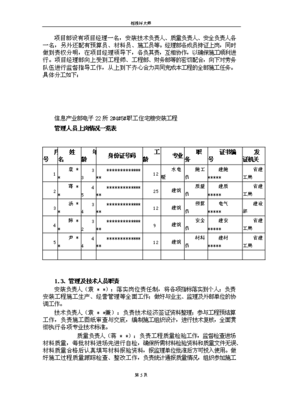 某职工住宅楼水暖电安装工程施工组织设计_secret.doc.doc文档31页推荐下载